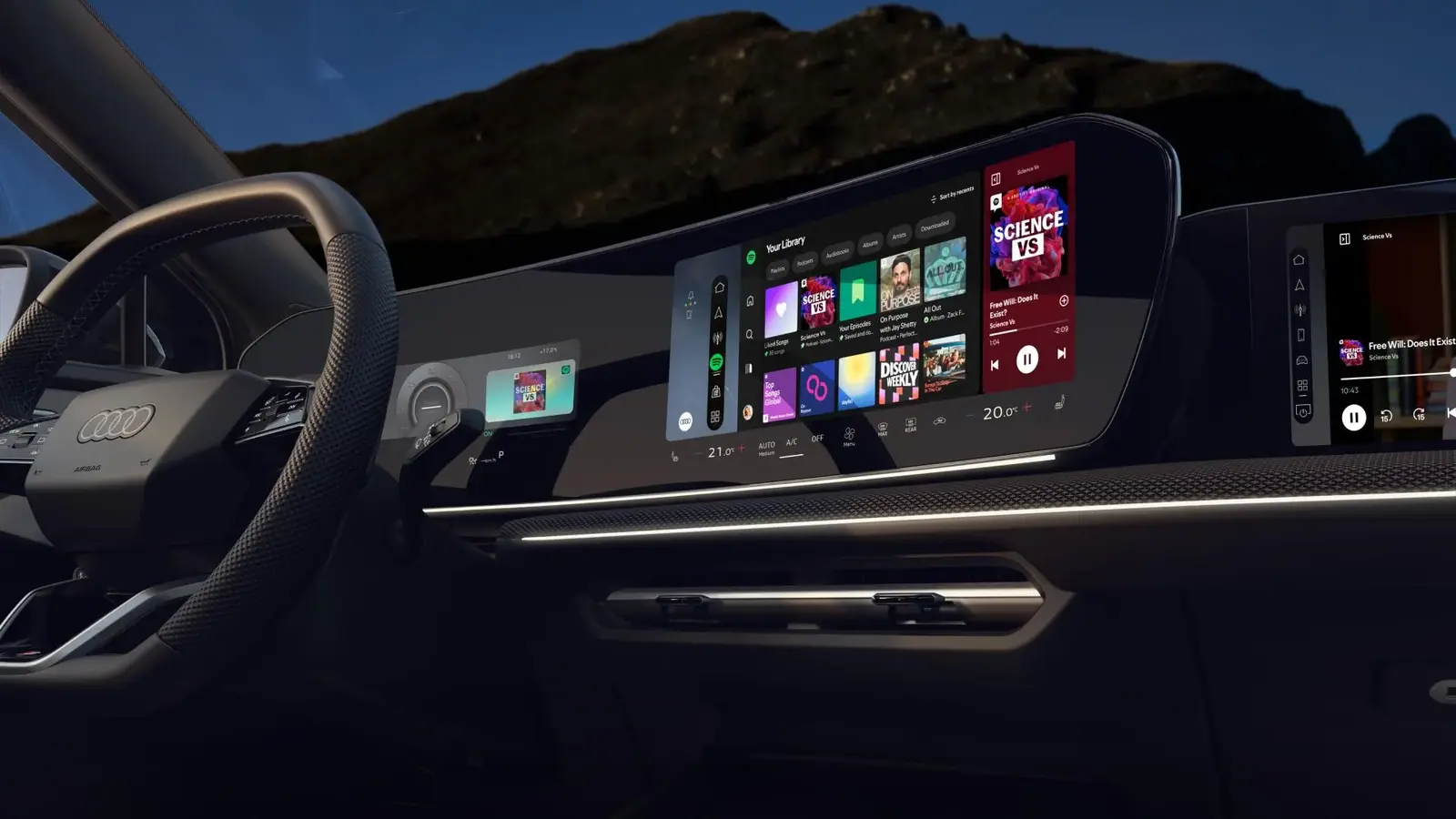 Spotify intră direct în mașină: prima aplicație nativă pentru Android Automotive
